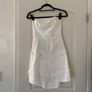 Princess polly white strapless dress